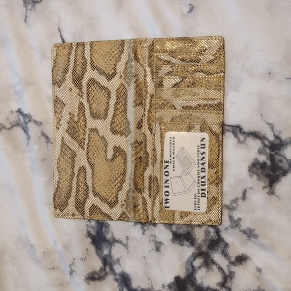 Club Rochelier snakeskin tri fold wallet - Picture 4 of 7